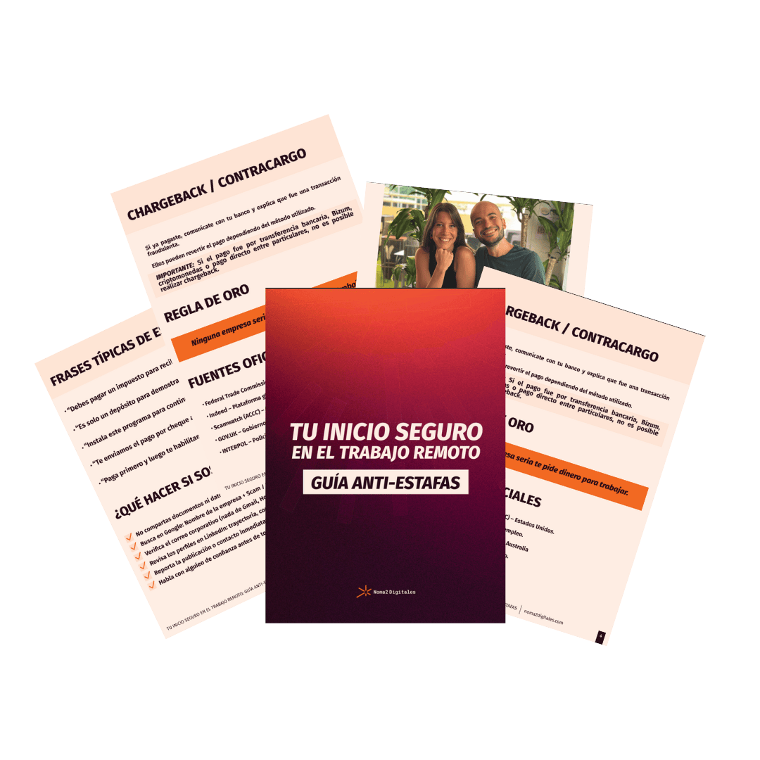 Flyer guía antiestafas