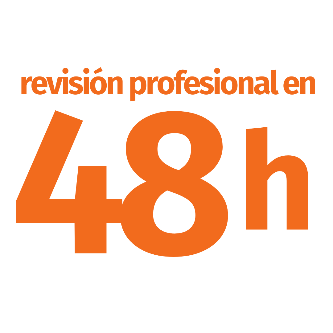 Revisión profesional en 48h