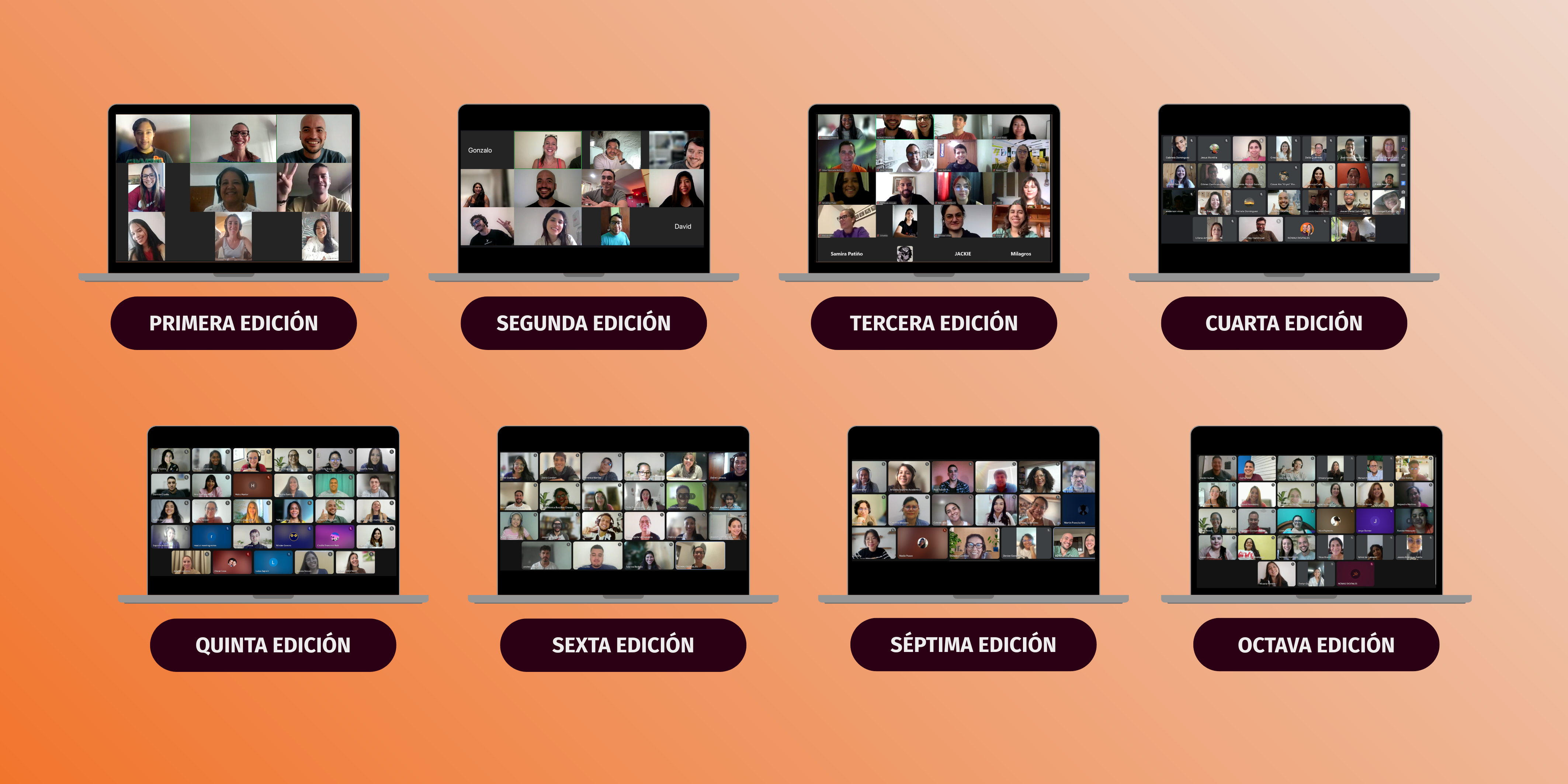 Fotos grupales estudiantes