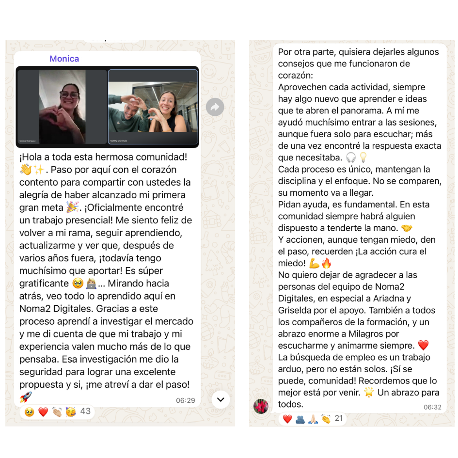 TESTIMONIO - Objetivo logrado