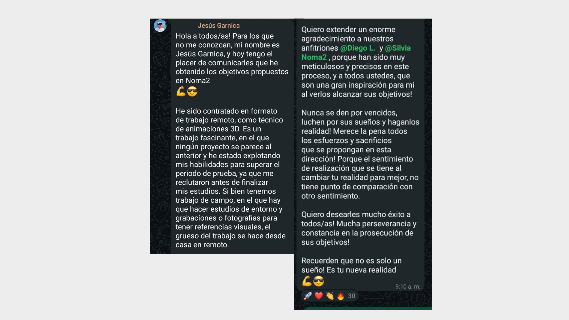 TESTIMONIO - Objetivo logrado - Fernando