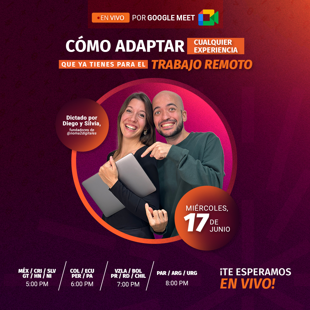 Flyer- GM - Cómo adaptar cualquier experiencia que ya tienes para el trabajo remoto