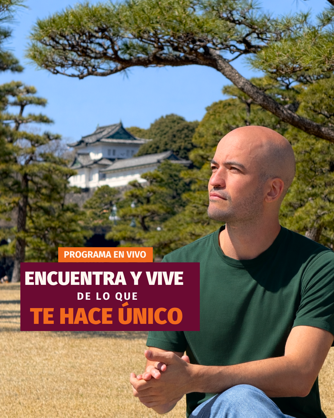 Flyer Encuentra y vive de lo que te hace único