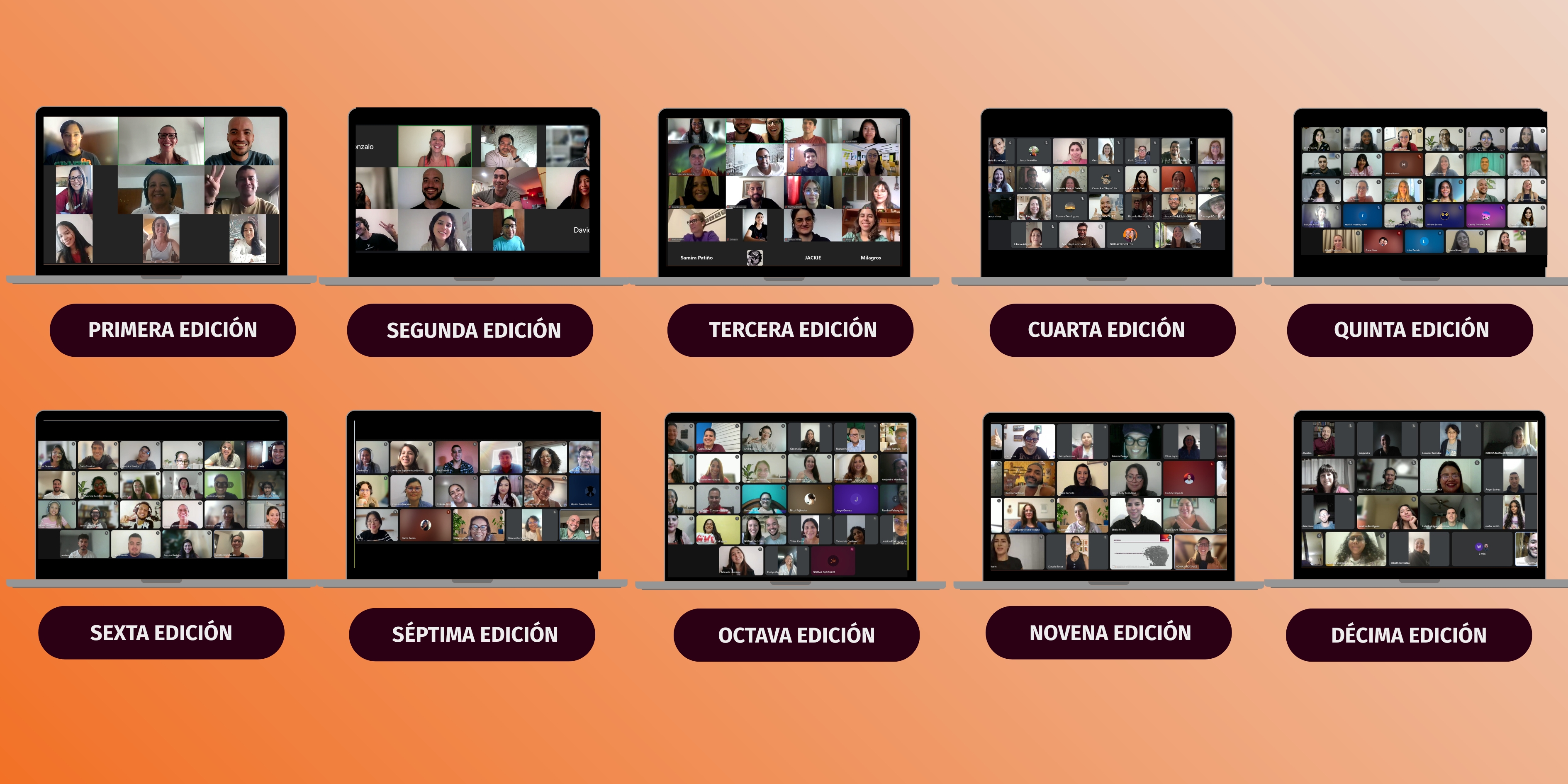 Fotos grupales estudiantes